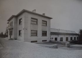 foto storica dell'edificio dell'azienda Tessitura Stamperie Luigi Verga