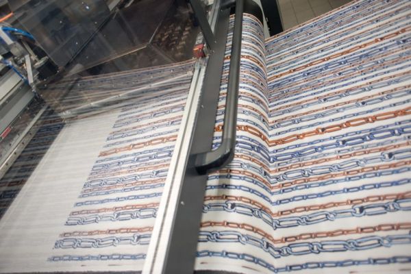macchina da stampa grande per tessuti